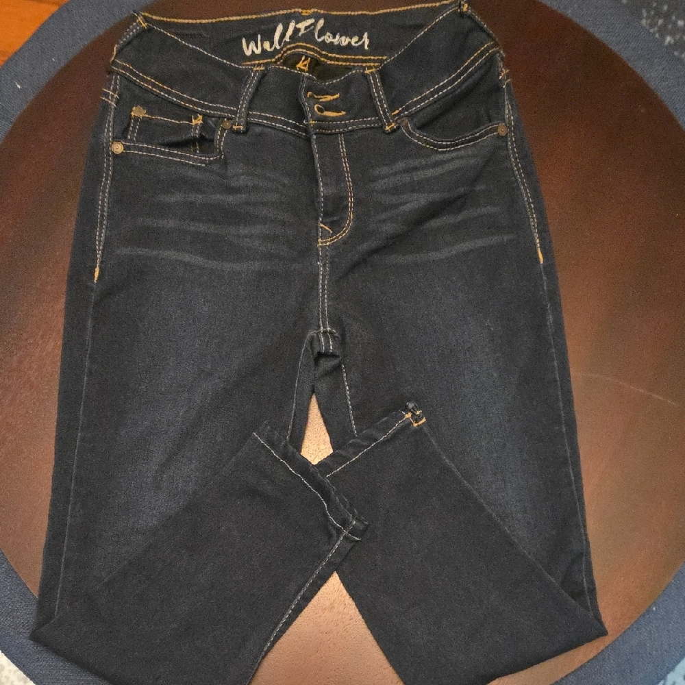 Wallflower Women's Midnight Blue Skinny Jeans